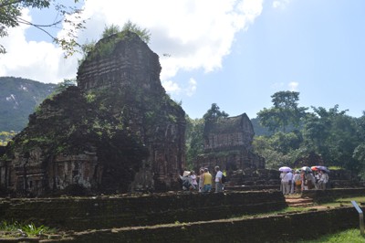 Mỹ Sơn điểm đến ưu thích của du khách.